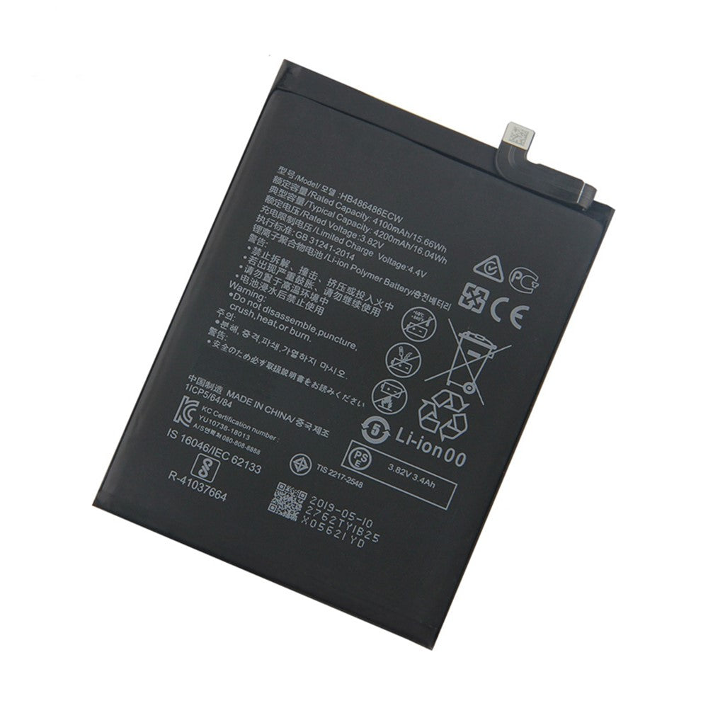 HB486486ECW 3.85V 4200mAh Li-polymer Battery for Huawei P30 Pro / Mate 20 Pro