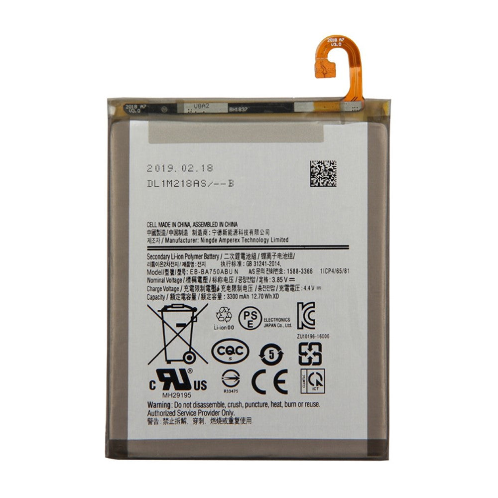 EB-BA750ABU 3300mAh Battery Replacement for Samsung Galaxy A10