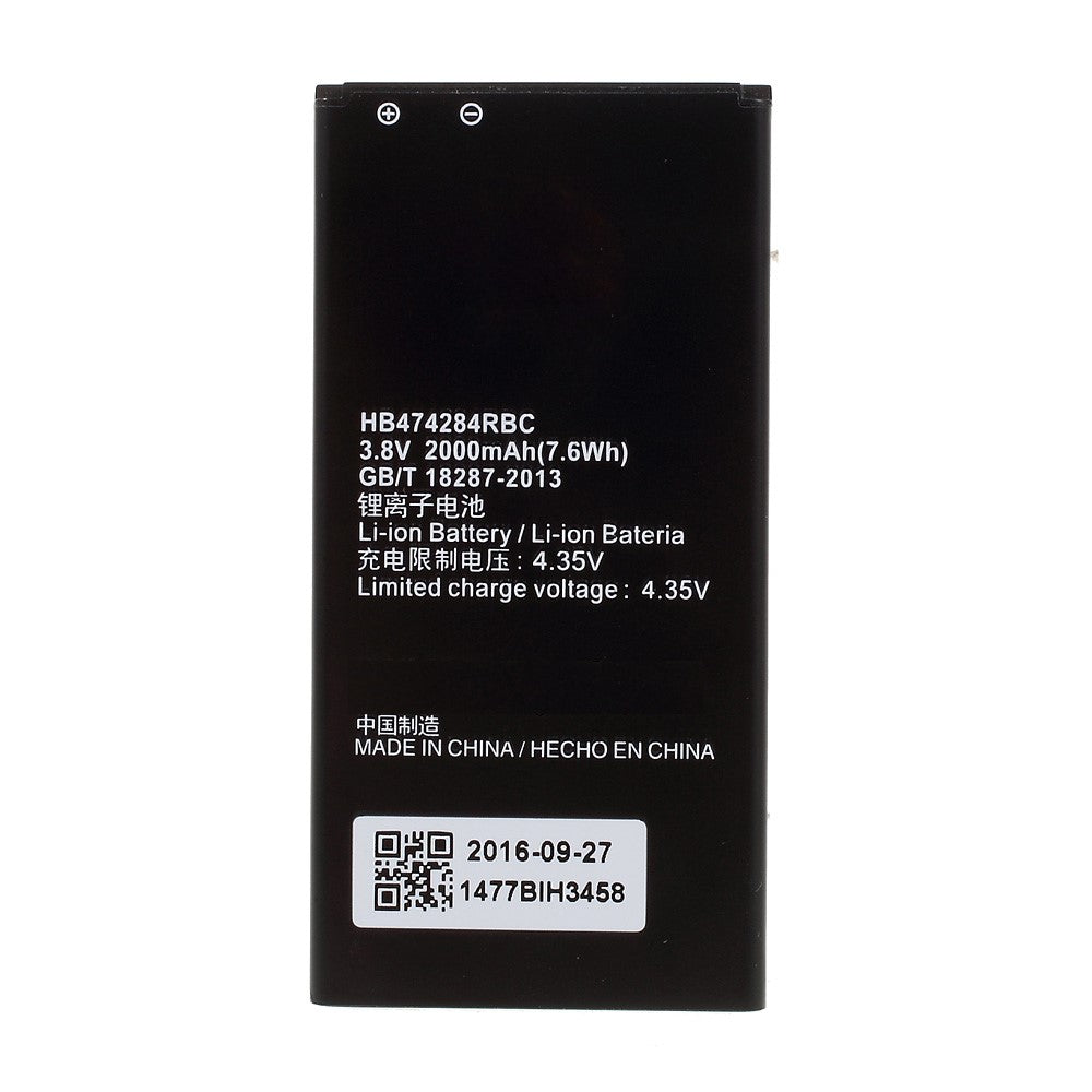 HB474284RBC 2000mAh litium-ion-batteri til Huawei C8816 Y625 G601 Y635 G521 (OEM)
