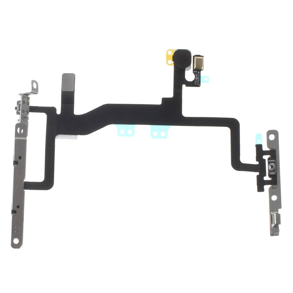 OEM Power Switch Button Flex Cable with Metal Plate for iPhone 6s 4.7 inch
