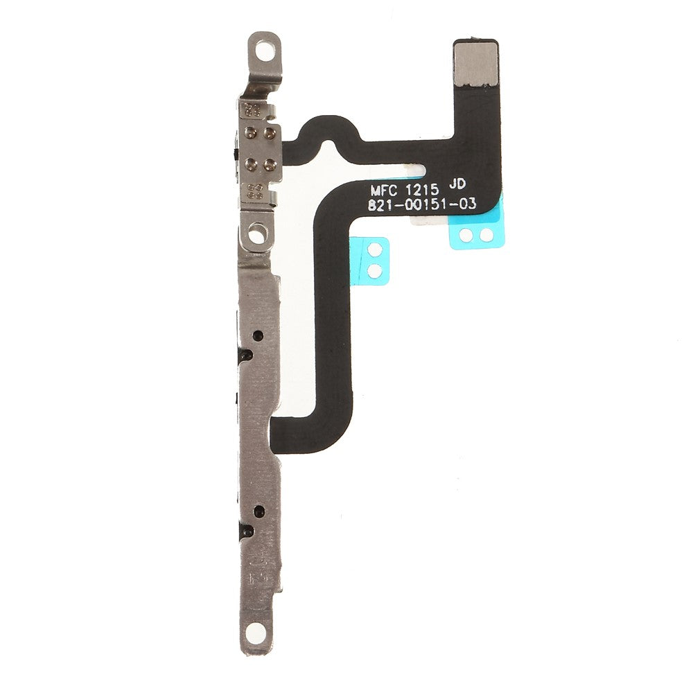 Volumenknap Flexkabel Del med Metalplade til iPhone 6s Plus 5.5 tommer