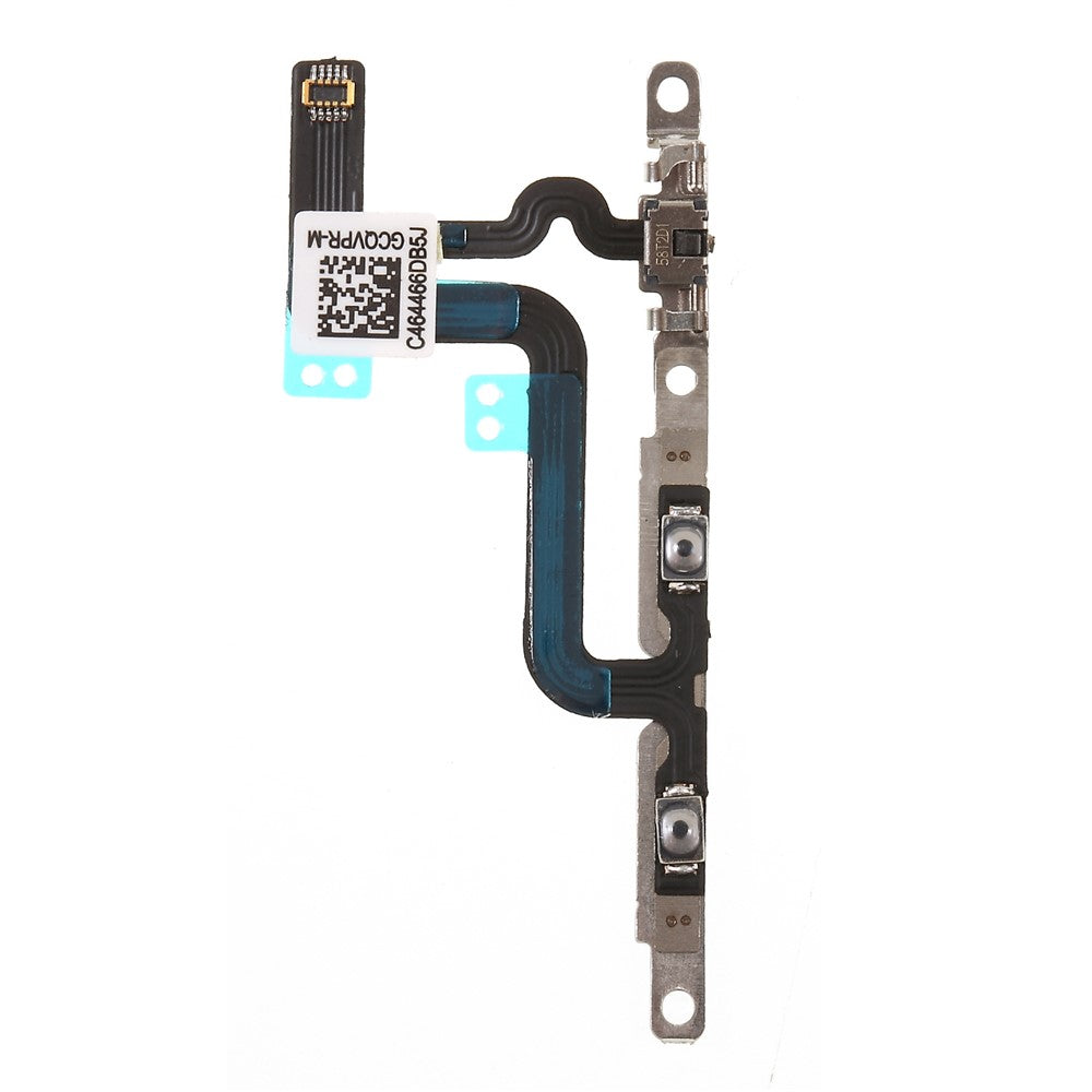 Volumenknap Flexkabel Del med Metalplade til iPhone 6s Plus 5.5 tommer