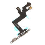 Tænd/sluk flexkabel reservedel med metalplade til iPhone 6s Plus 5,5 tommer