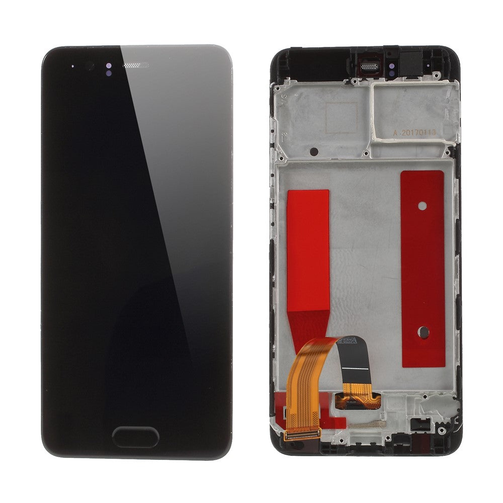 OEM LCD Screen and Digitizer + Assembly Frame Part (without Logo) for Huawei P10