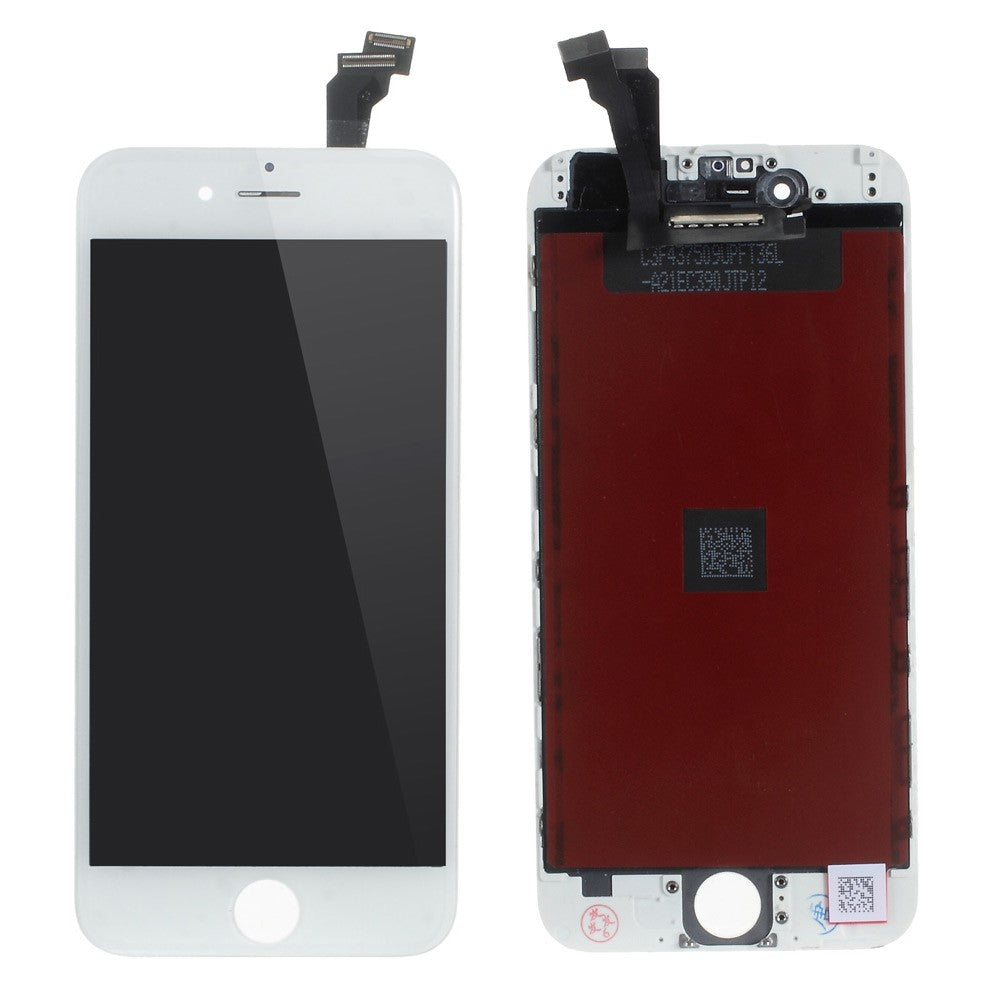 Til iPhone 6 4.7 LCD-skærm og Digitizer-samling + Ramme med Små Dele (Fremstillet af kinesisk producent, ESR+Full View, 380-450cd/m2 Lysstyrke)
