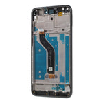 LCD-skærm og Digitizer-samling + Ramme Reservedel til Huawei P8 Lite (2017)
