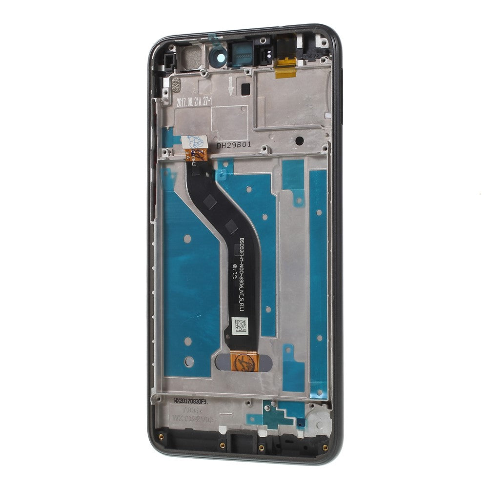 LCD-skærm og Digitizer-samling + Ramme Reservedel til Huawei P8 Lite (2017)