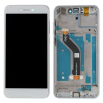 LCD-skærm og Digitizer-samling + Ramme Reservedel til Huawei P8 Lite (2017)
