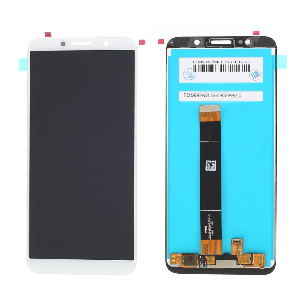 LCD-skærm og Digitizer-samling Udskiftning til Huawei Y5 Prime (2018)