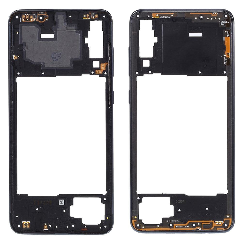 Originalt Midterpladeramme Reparationsdel (Plastik) (uden Logo) til Samsung Galaxy A70 SM-A705F