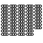 50 stk. / parti til iPhone X bagkamera glaslinse dæksel udskiftning (uden logo)