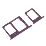 2 STK OEM Dual SIM MicroSD-kortholder Reparationsdel til Samsung Galaxy J6 (2018)