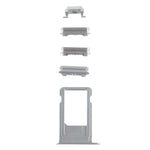 OEM for iPhone 6s Side Button Set (lydløs-/tænd-/sluk-knap + lydstyrkeknapper + SIM-kortbakke)