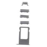 OEM for iPhone 6s Side Button Set (lydløs-/tænd-/sluk-knap + lydstyrkeknapper + SIM-kortbakke)