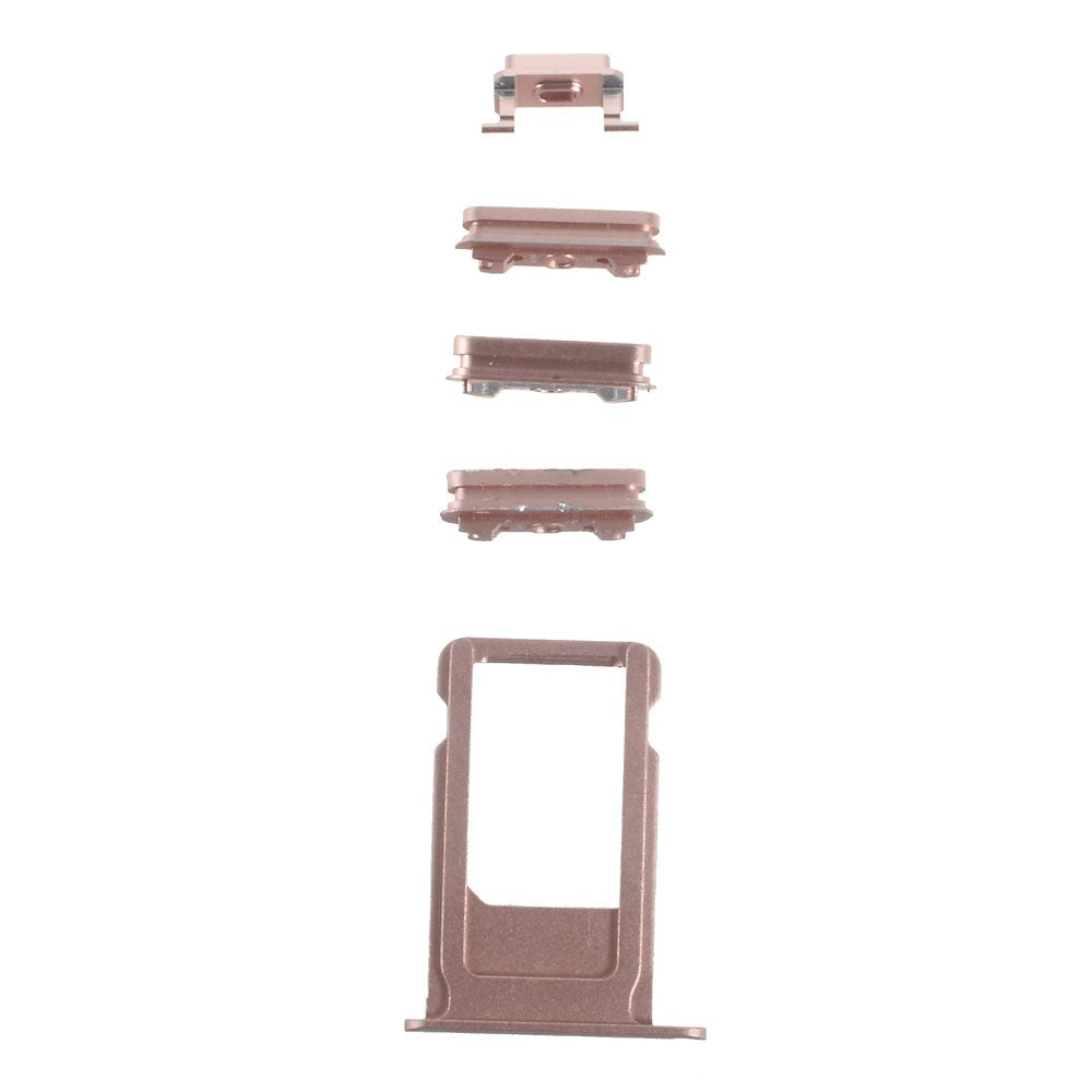 OEM for iPhone 6s Side Button Set (lydløs-/tænd-/sluk-knap + lydstyrkeknapper + SIM-kortbakke)