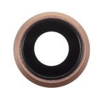 Back Camera Lens Ring Cover with Glass Lens for iPhone 8 4.7 inch