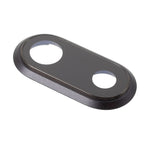 Til iPhone 8 Plus 5,5 tommer dækglas og ring til bagkamera