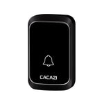 CACAZI A60 Wireless Doorbell Waterproof Door Chime Kit 2 Button with 2 Plug-in Receivers