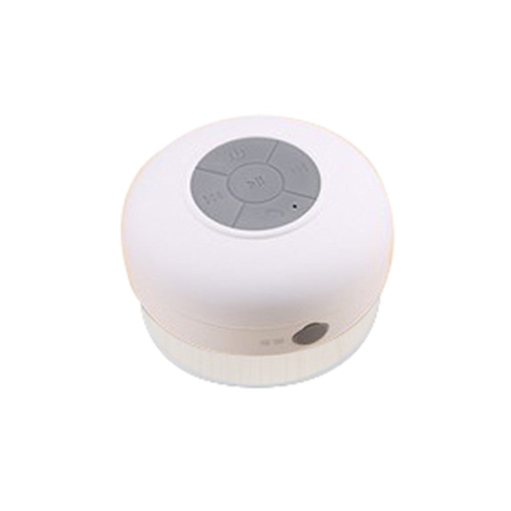 Suction Cup Mini Wireless Bluetooth-compatible Speaker Hands-free Call IPX4 Waterproof Shower Loudspeaker for iPhone 7/7 Plus etc.