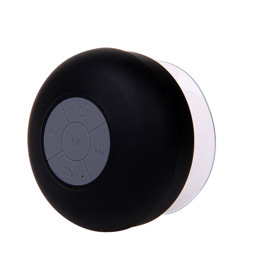 Suction Cup Mini Wireless Bluetooth-compatible Speaker Hands-free Call IPX4 Waterproof Shower Loudspeaker for iPhone 7/7 Plus etc.