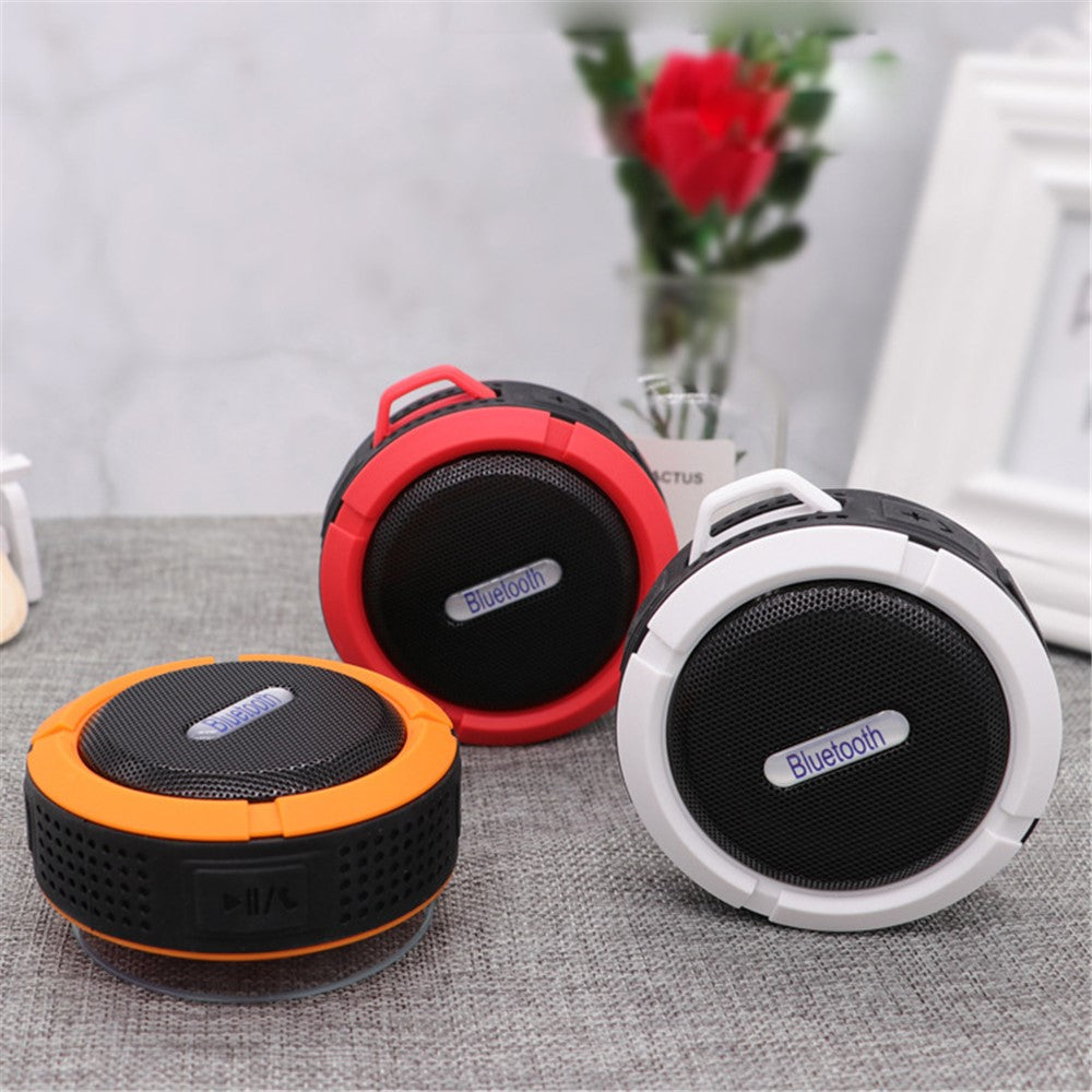 C6 Portable Outdoor Bluetooth-compatible Speaker IP65 Waterproof Shower Bluetooth-compatible Speaker for iPhone Samsung