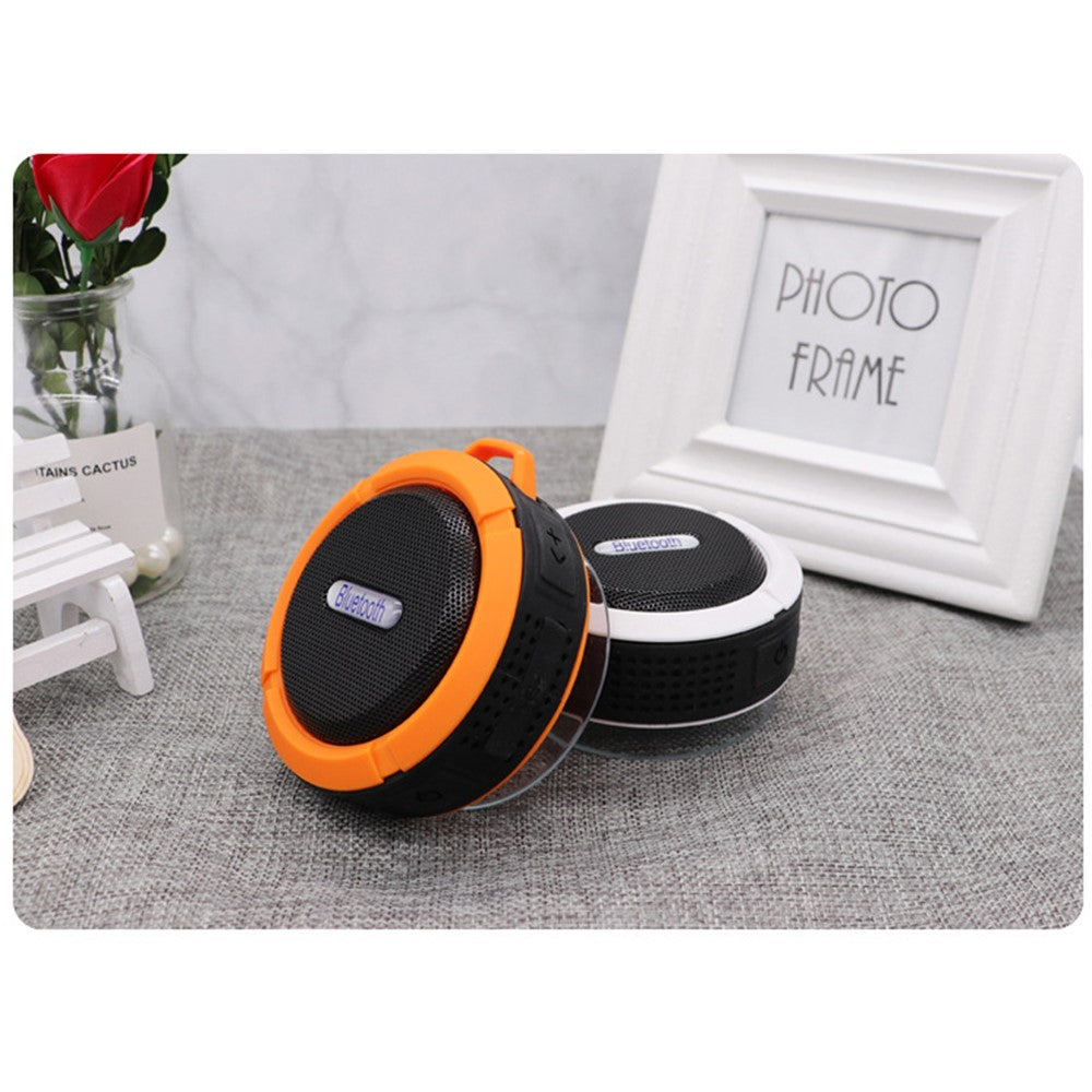C6 Portable Outdoor Bluetooth-compatible Speaker IP65 Waterproof Shower Bluetooth-compatible Speaker for iPhone Samsung