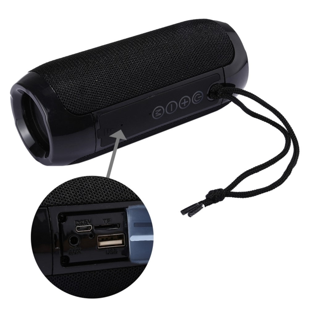 TG117 Portable Bluetooth-compatible Stereo Speaker Mesh Surface Waterproof Outdoor Speaker with Mic for iPhone X Etc.