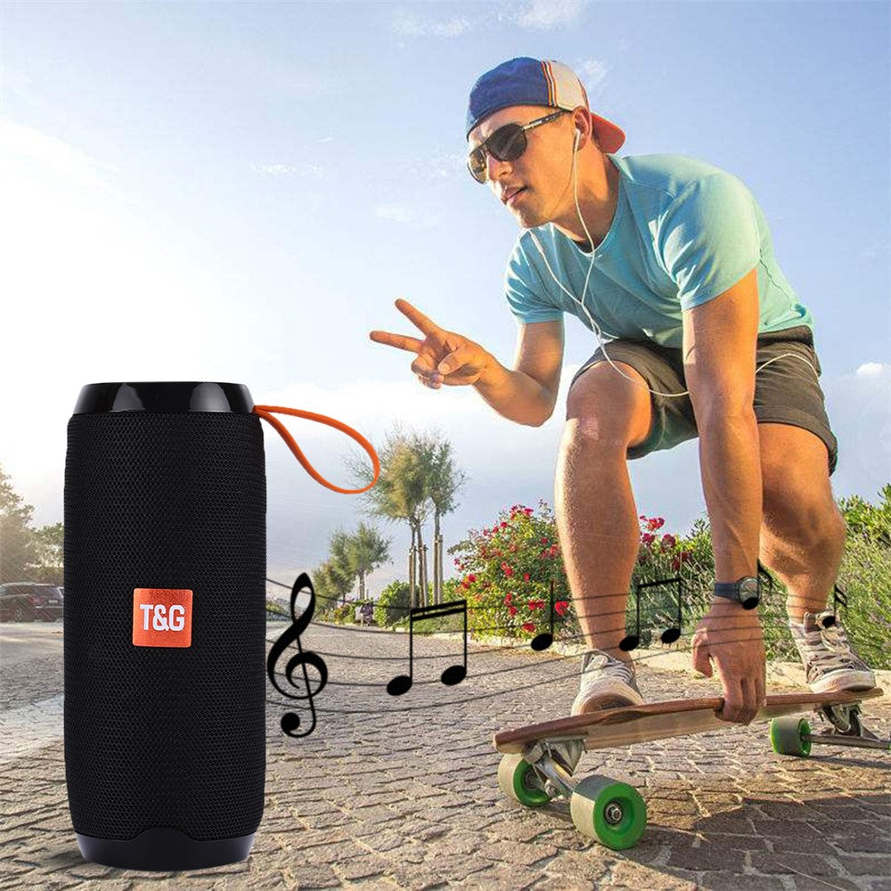 TG106 Portable Multi-function Bluetooth-compatible Speaker with MIC Support TF Card FM Hands-free