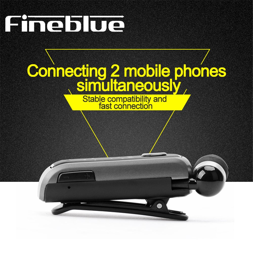 FINEBLUE F910 Flex Incoming Call Vibration Bluetooth-compatible Headset Stretchable Earphones