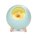 Bluetooth-compatible Speaker Cute Sleeping Cat Style USB Rechargeable Atmosphere Lamp Night Light