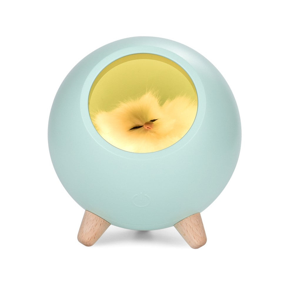 Bluetooth-compatible Speaker Cute Sleeping Cat Style USB Rechargeable Atmosphere Lamp Night Light