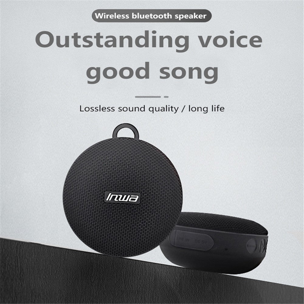 INWA Bluetooth-compatible Speaker Mini Subwoofer IPX7 Waterproof Wireless Bicycle Cycling Music Speaker Support TF