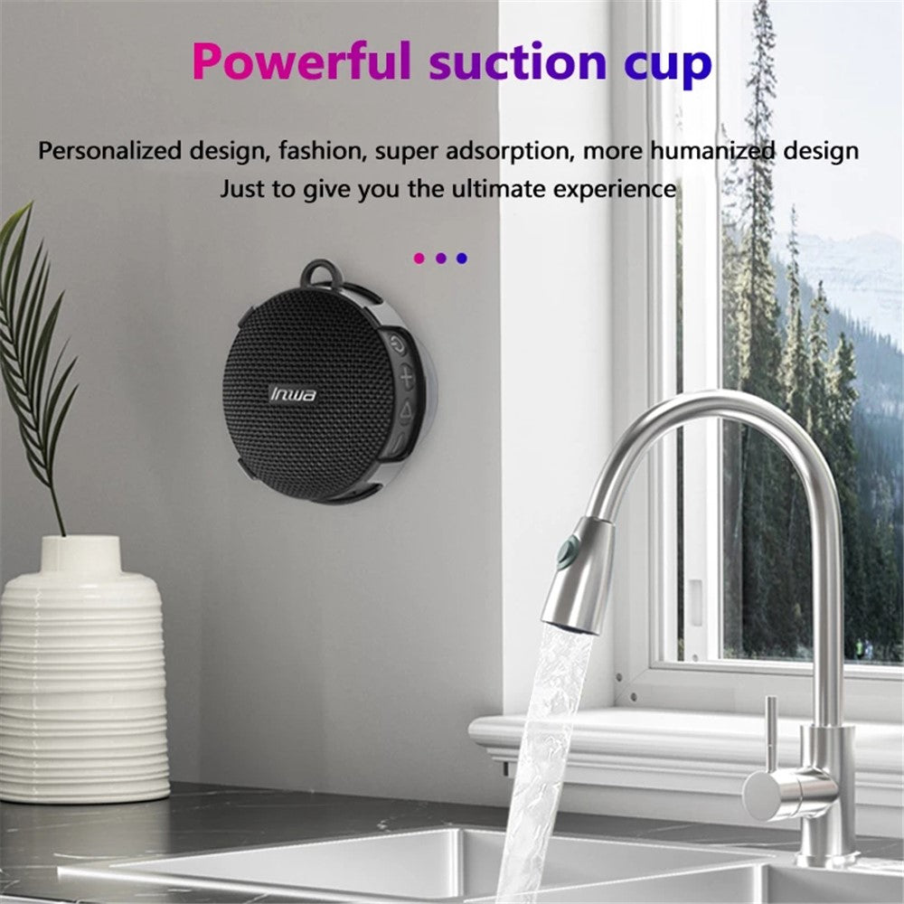 INWA Bluetooth-compatible Speaker Mini Subwoofer IPX7 Waterproof Wireless Bicycle Cycling Music Speaker Support TF