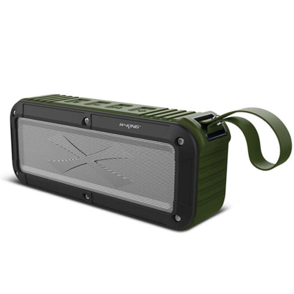 W-KING S20 Bärbar Utomhushögtalare IPX6 Vattentät Stereo NFC Bluetooth-kompatibel FM-radio Musik Subwoofer