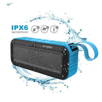 W-KING S20 Bärbar Utomhushögtalare IPX6 Vattentät Stereo NFC Bluetooth-kompatibel FM-radio Musik Subwoofer