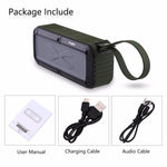 W-KING S20 Bärbar Utomhushögtalare IPX6 Vattentät Stereo NFC Bluetooth-kompatibel FM-radio Musik Subwoofer