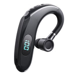 Q20 Trådløse Bluetooth-kompatible hovedtelefoner med LED Digital Display enkelt ørekrog-øretelefoner