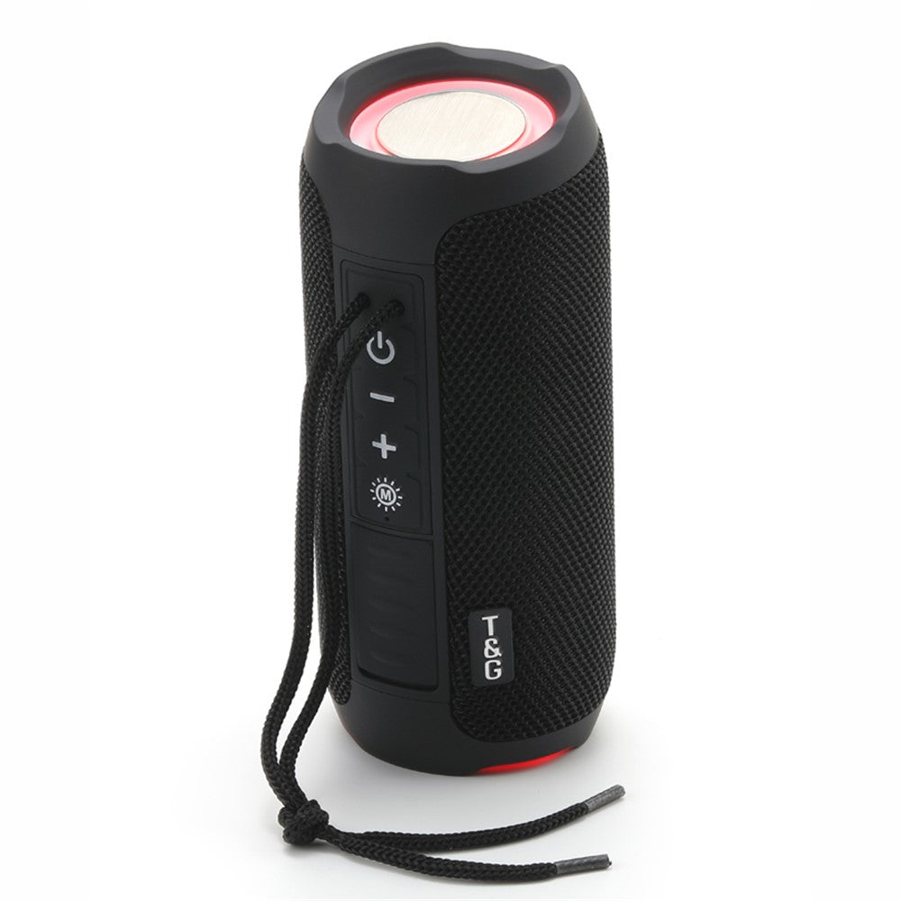 TG227 Udendørs Bærbar Trådløs Bluetooth Højttaler IPX5 Vandtæt Subwoofer Stereo Lydforstærker USB Højttaler Understøtter FM TF (CE)