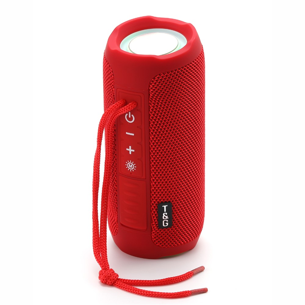 TG227 Udendørs Bærbar Trådløs Bluetooth Højttaler IPX5 Vandtæt Subwoofer Stereo Lydforstærker USB Højttaler Understøtter FM TF (CE)