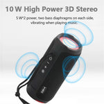 TG227 Udendørs Bærbar Trådløs Bluetooth Højttaler IPX5 Vandtæt Subwoofer Stereo Lydforstærker USB Højttaler Understøtter FM TF (CE)