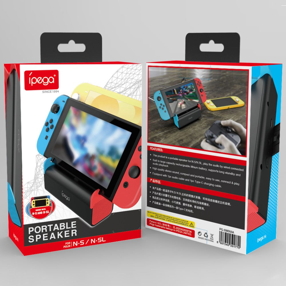 IPEGA PG-SW050 Game Console Portable Speaker Charger Speaker with Stand for Nintendo Switch/Lite