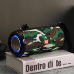 T&G TG537 RGB Light Bluetooth-compatible Speaker High Power Waterproof Portable Computer Subwoofer Speaker Support FM TF Card
