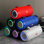T&G TG537 RGB Light Bluetooth-compatible Speaker High Power Waterproof Portable Computer Subwoofer Speaker Support FM TF Card