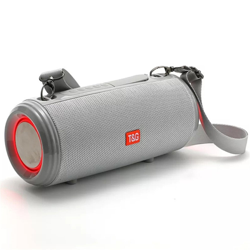 T&G TG537 RGB Light Bluetooth-compatible Speaker High Power Waterproof Portable Computer Subwoofer Speaker Support FM TF Card