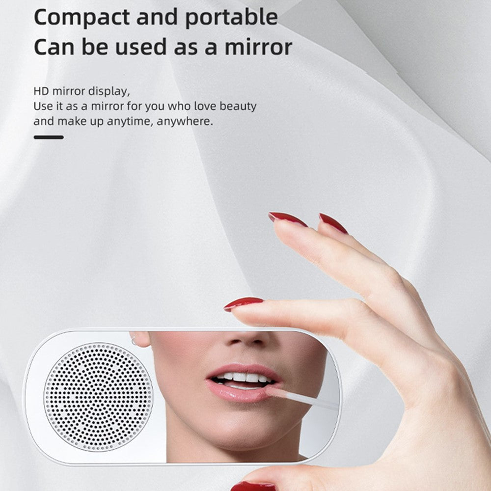 Z7 Portable Wireless Speaker Digital Bluetooth-compatible 5.0 Sound Amplifier Multifunction Mirror Alarm Clock with FM Radio Music