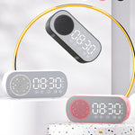 Z7 Portable Wireless Speaker Digital Bluetooth-compatible 5.0 Sound Amplifier Multifunction Mirror Alarm Clock with FM Radio Music