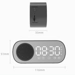 Z7 Portable Wireless Speaker Digital Bluetooth-compatible 5.0 Sound Amplifier Multifunction Mirror Alarm Clock with FM Radio Music
