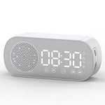 Z7 Portable Wireless Speaker Digital Bluetooth-compatible 5.0 Sound Amplifier Multifunction Mirror Alarm Clock with FM Radio Music