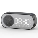 Z7 Portable Wireless Speaker Digital Bluetooth-compatible 5.0 Sound Amplifier Multifunction Mirror Alarm Clock with FM Radio Music