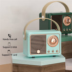 HM11 2nd Gen Retro Bluetooth-compatible Speaker Portable Wireless Speaker Support U-disk TF Card AUX